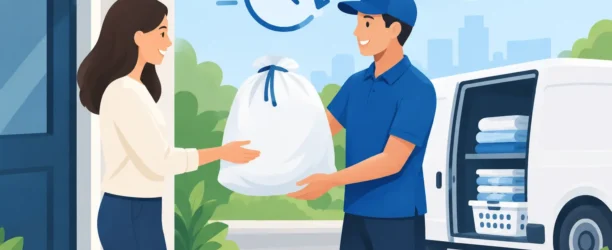 How a Next Day Laundry Pickup Service Saves Time